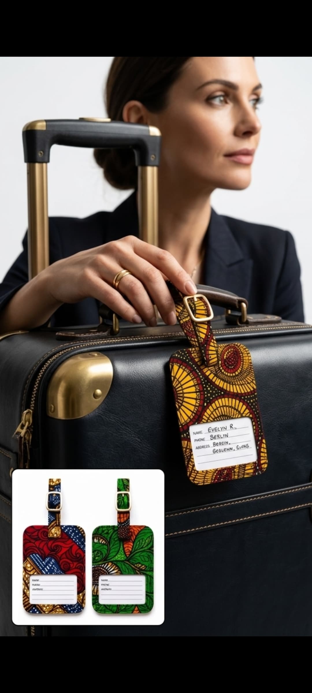 Fabric Luggage Tag