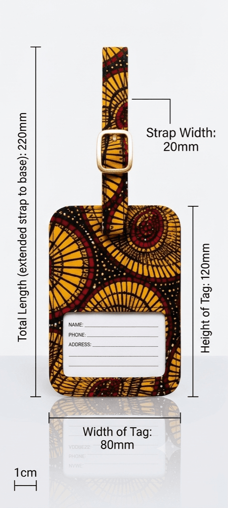 Fabric Luggage Tag