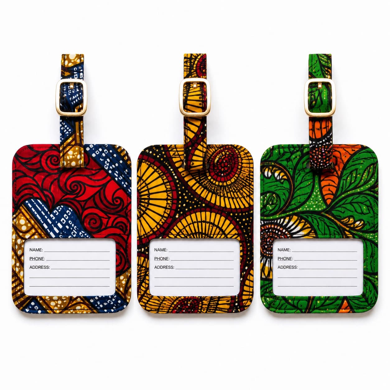 Fabric Luggage Tag